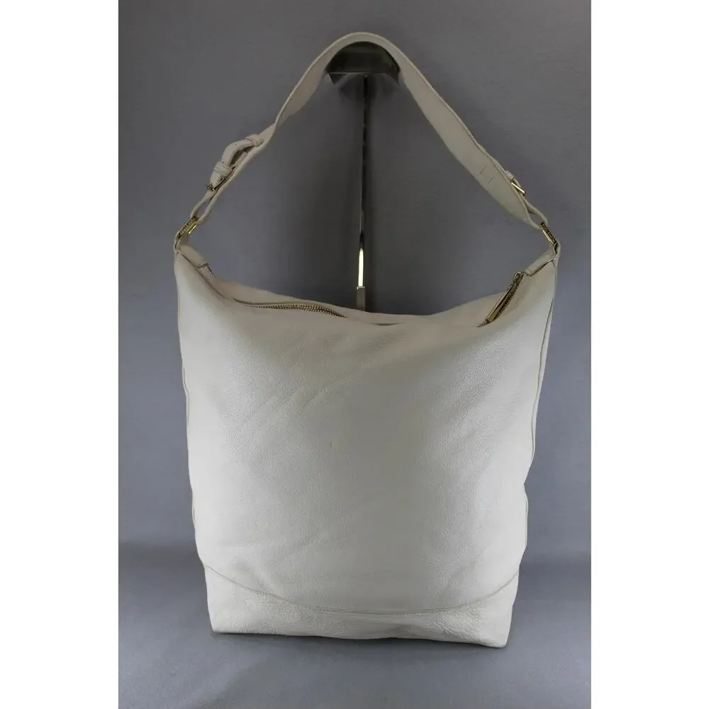 Tory Burch Kipp Perforated Logo Hobo Handbag Womens